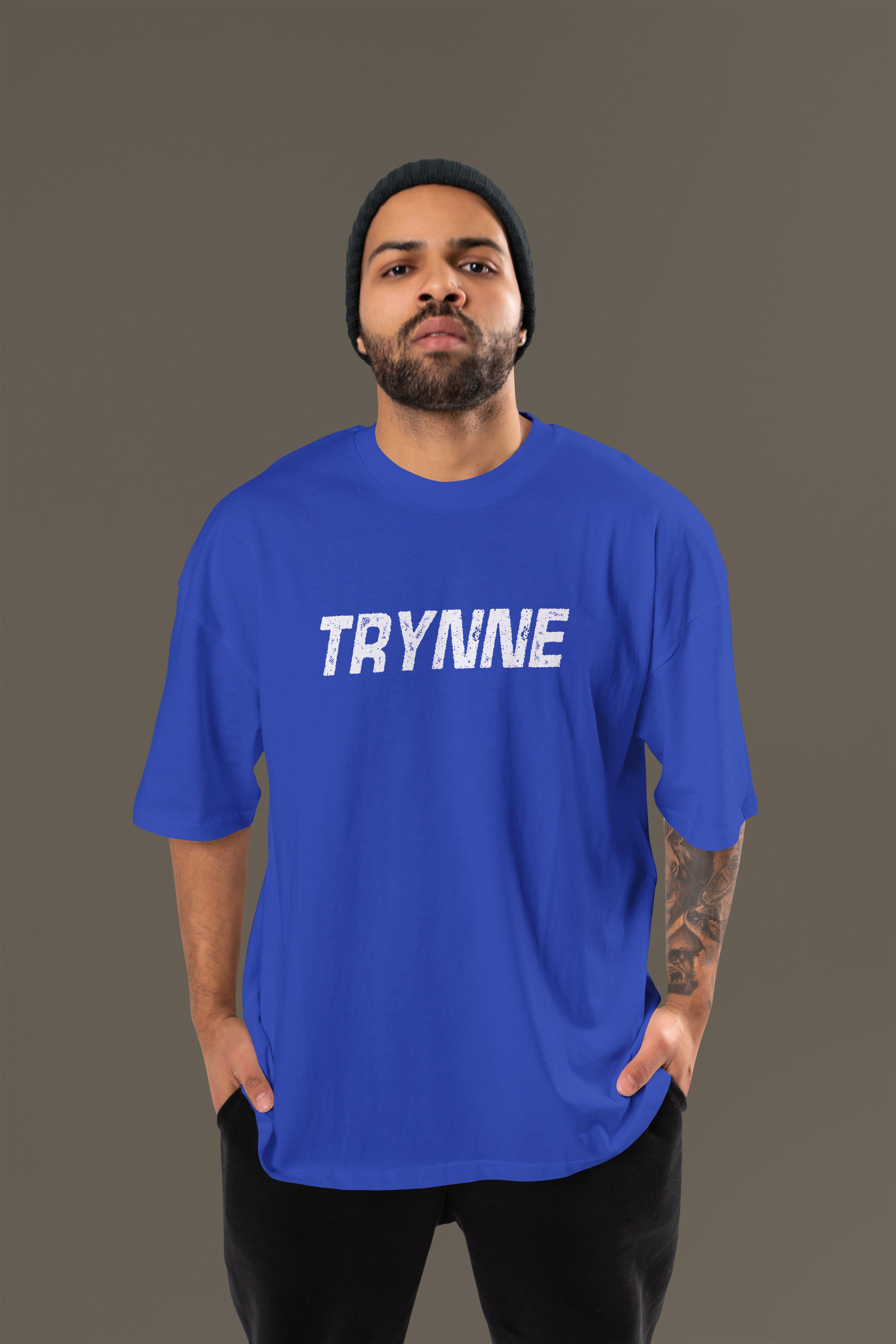 GOOD VIBES Premium Oversize Tshirt (Royal Blue)