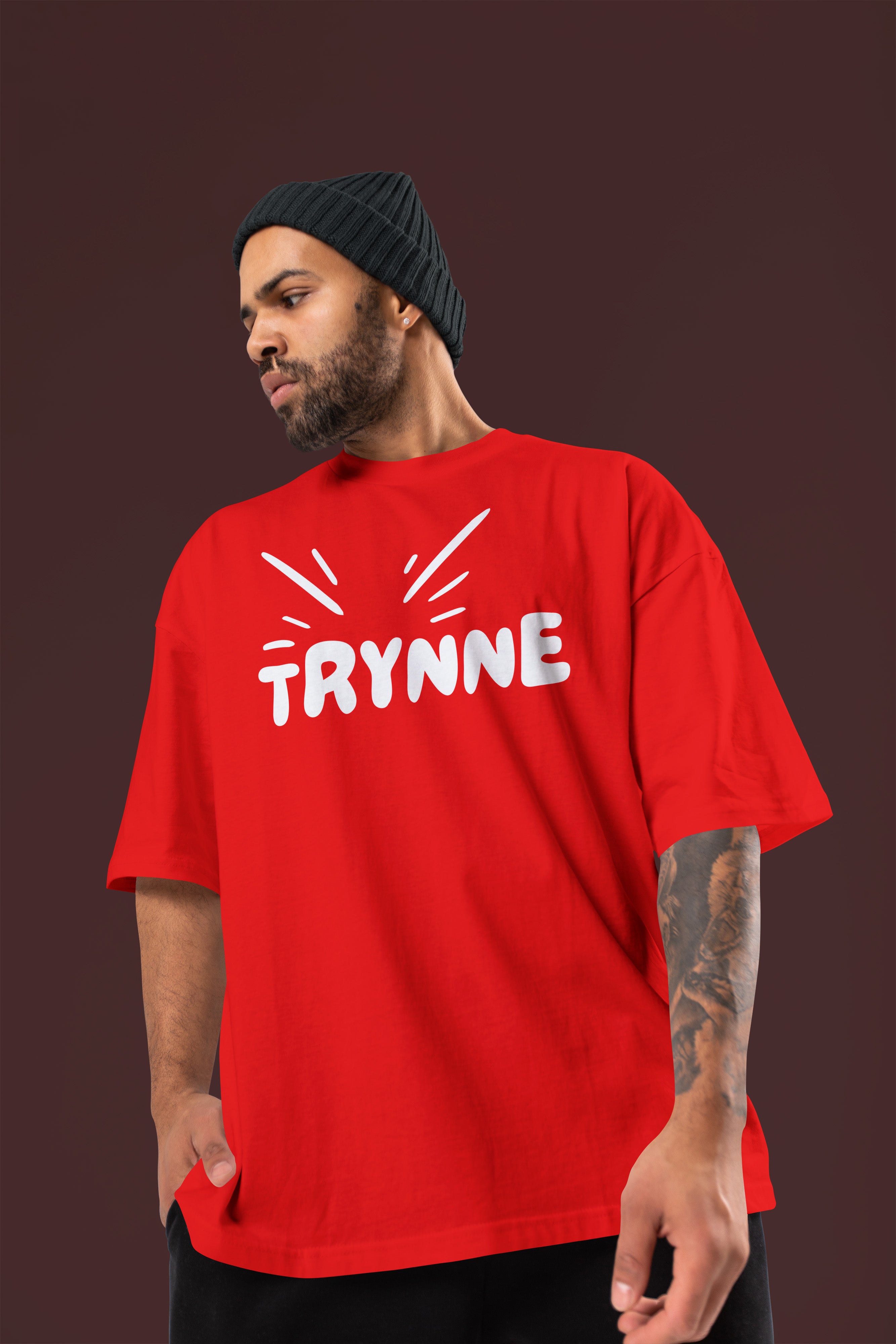 BOOST SKILL Premium Oversize Tshirt (Red)