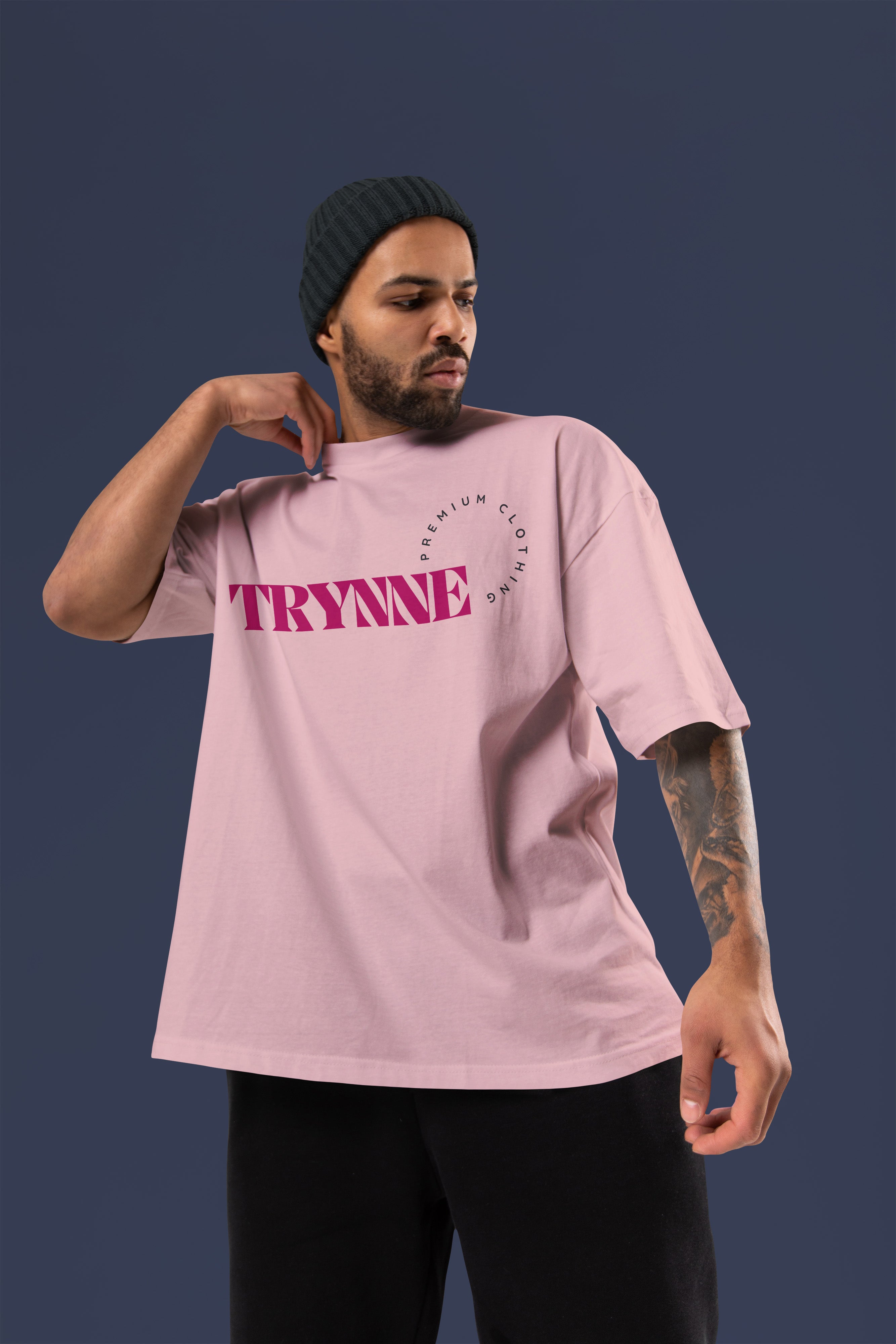 DEADLY POISON Premium Oversize Tshirt (Baby Pink)