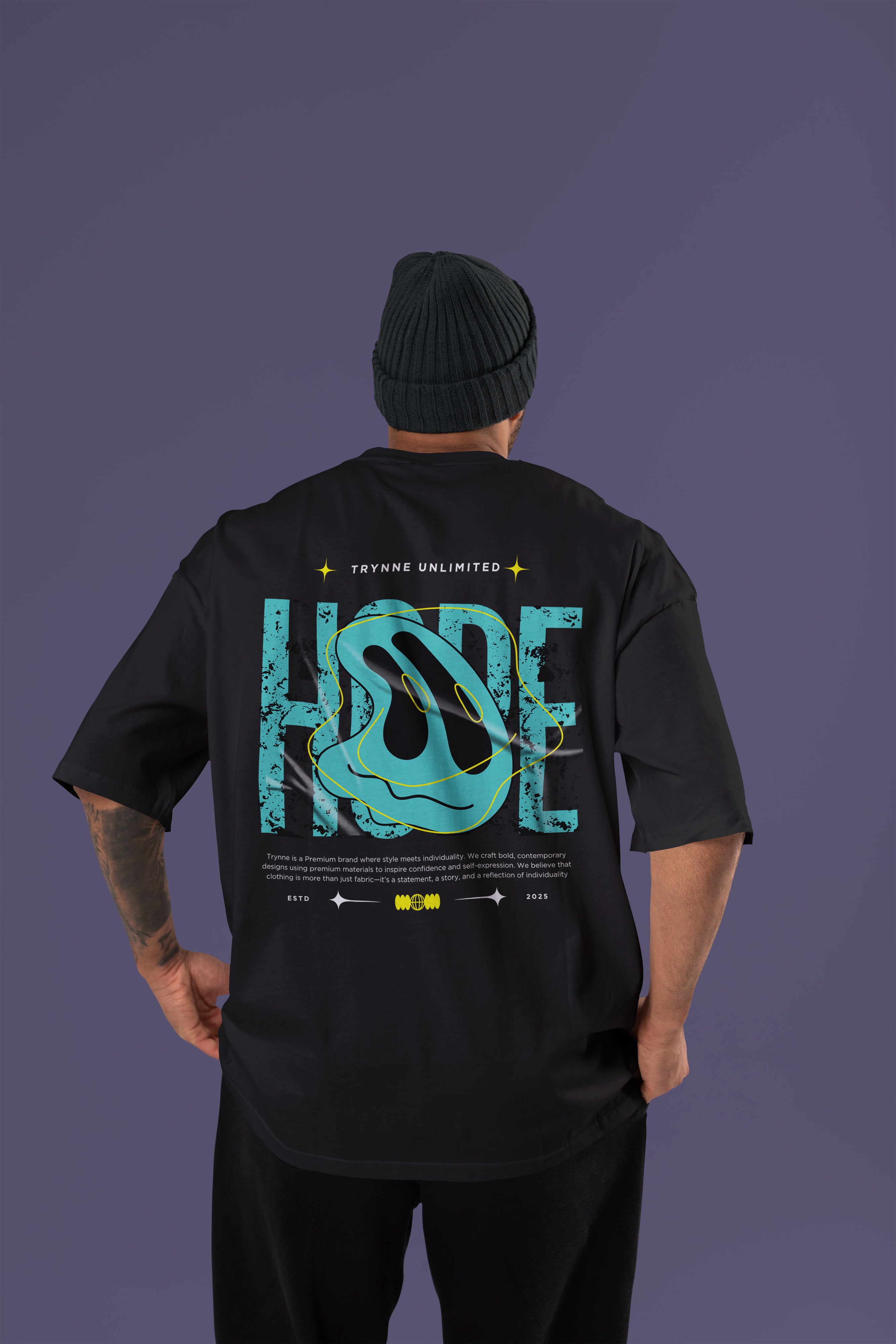 HOPE Premium Oversize Tshirt (Black)